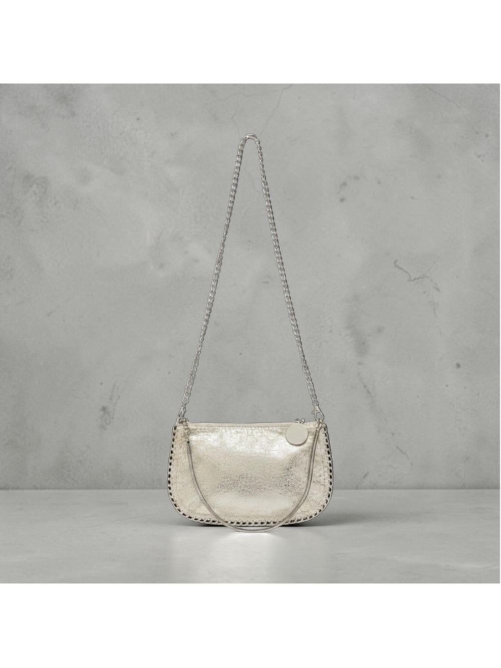 Women's Unbranded Shoulder Bag One Size Gold Silver Chain Strap
